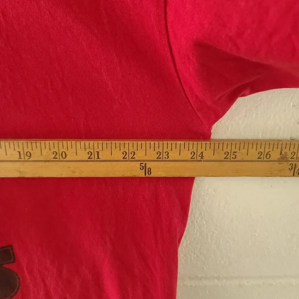 Death Row Records Red Short Sleeve T Shirt Men's Size 2XL Cotton Crew Neck Y2k